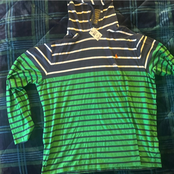 Polo Ralph Lauren Other - NWT Polo hooded long sleeve shirt 🔥